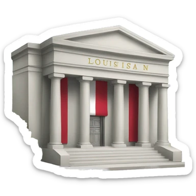 bank with the louisiana flag sticker