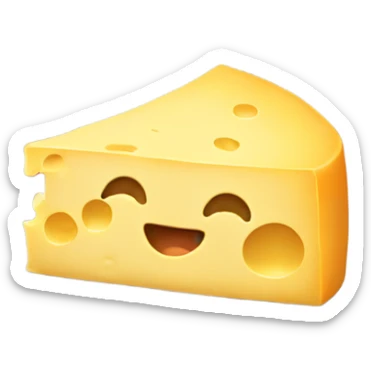 Cheese wearing a hoodie  sticker