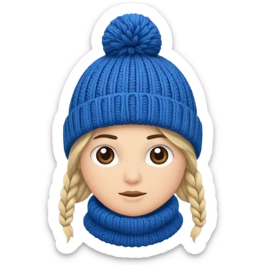 knitted beanie sticker