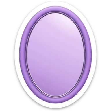 lilac mirror sticker