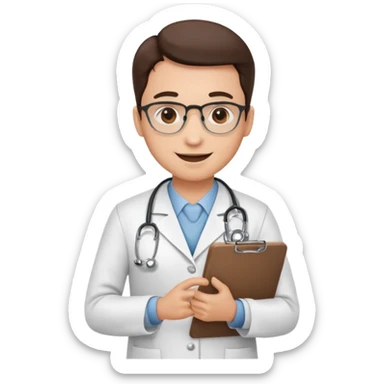 doctor repot result sticker