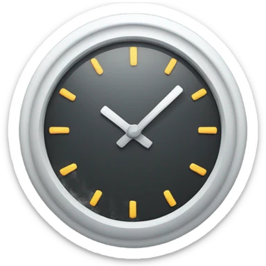 clock at 7:14 sticker