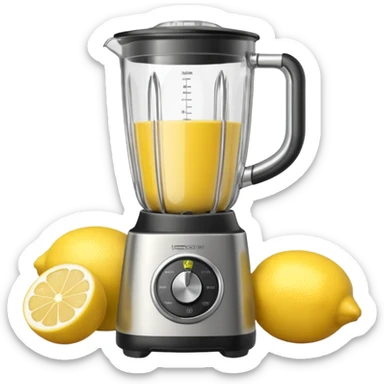 mac os fruit lemon blender sticker