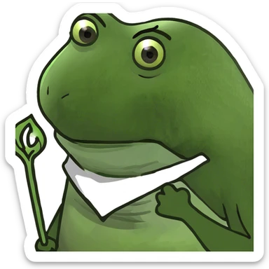 bufo wizard sticker