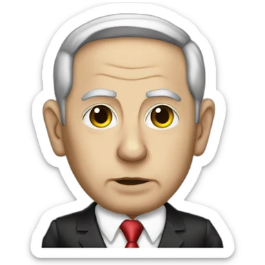 Benjamin Netanyahu dictator sticker