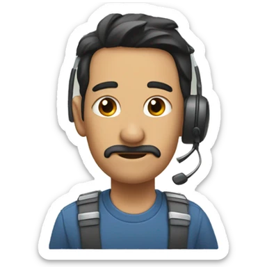 Audífonos con moños sticker