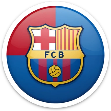 fc barcelona logo emoji sticker