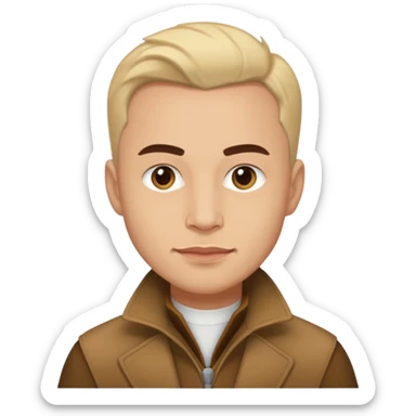 León musk with monte sticker