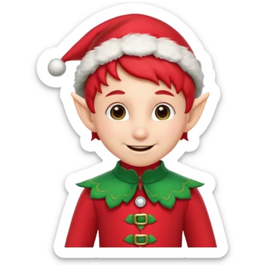 Elf on the shelf sticker