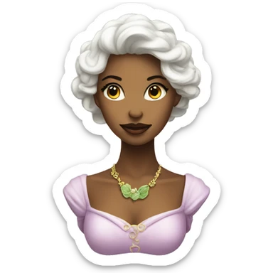 Demure fantasy logo  sticker