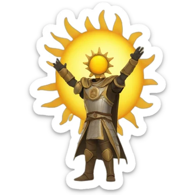 praise the sun sticker