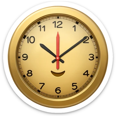 clock it emoji sticker