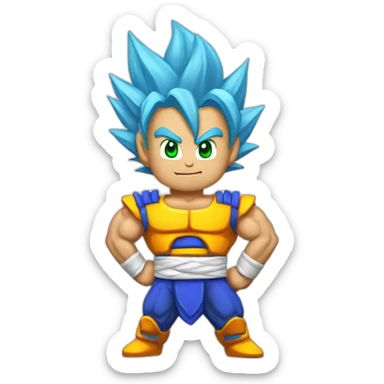 Gmail-super-saiyan sticker