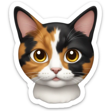Calico cat  sticker
