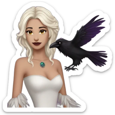 Raven Queen ever after higg sticker