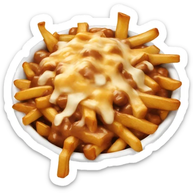 Poutine sticker
