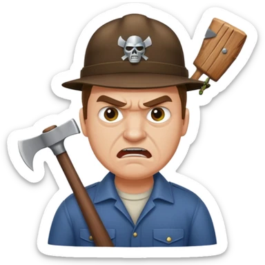 Brian robeson at the beginning of Hatchet
struggling with his parents' recent divorce and harboring . He is angry, self-pitying
He is carrying a hatchet
He is on a single-engine plane with a pilot who soon suffers a heart attack, leaving Brian to navigate the crash and his new, harsh reality. sticker