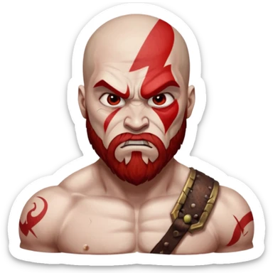 Kratos sticker