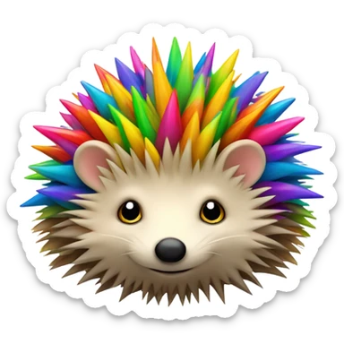 Gay hedgehog sticker