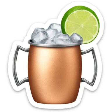 A Moscow mule sticker