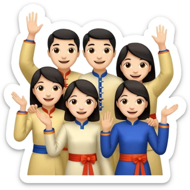 têt vietnam sticker