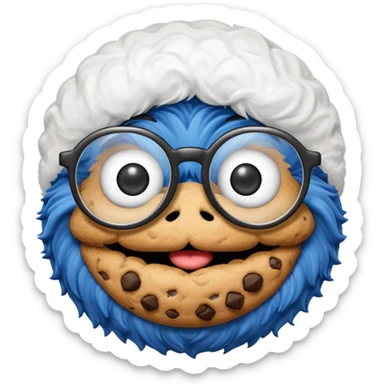 Cookiemonster programming sticker