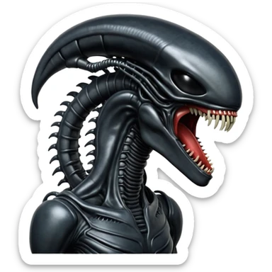 xenomorph from movie alien sticker