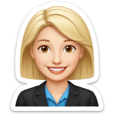 Women principal sticker