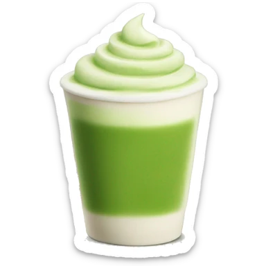 Matcha latte  sticker