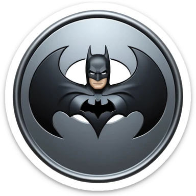 The dark knight batman logo sticker