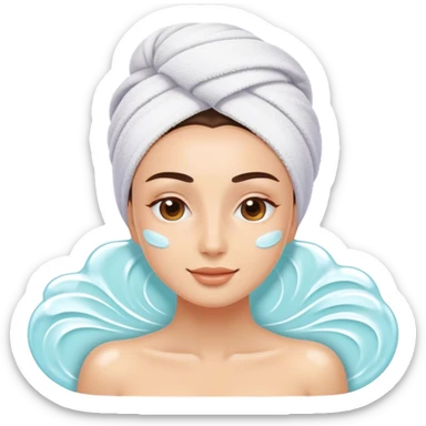 Spa day facial sticker