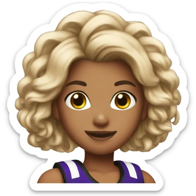 nfl cheerleader sticker