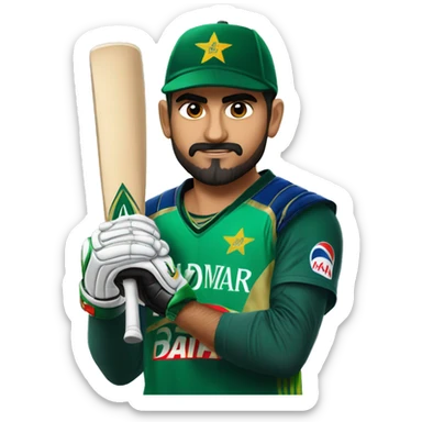 babar azam sticker