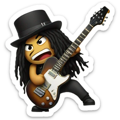guitarist slash  shouts sticker