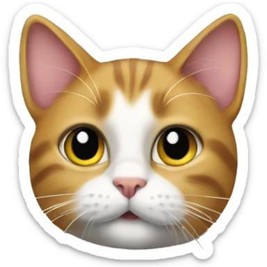 Cat on a skyscraper  sticker