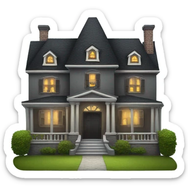 Big dark ref mansion  sticker