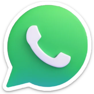 whatsapp logo sticker