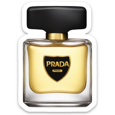 Prada perfume sticker