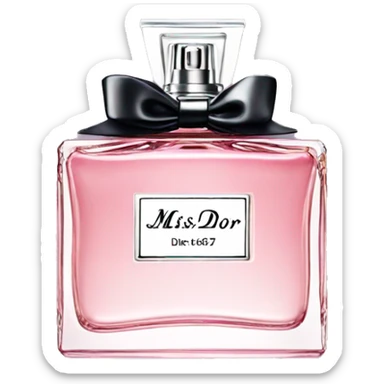 miss dior perfume  sticker