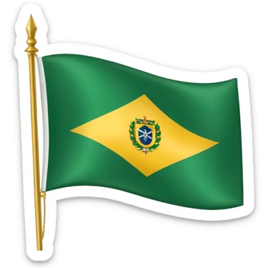 Crie um emoji da bandeira do Imperio do brasil sticker