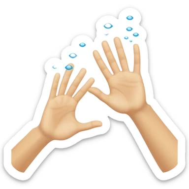 "Instead of helping, the approaching hand high-fives the hand in the water." sticker
