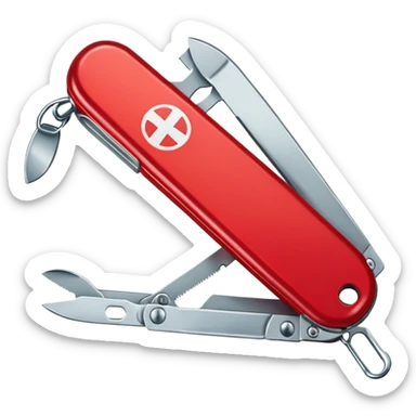 swiss army knife sticker