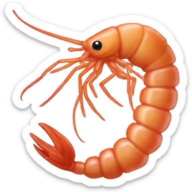 penis shrimp sticker