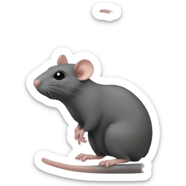 Only rat tail sticker