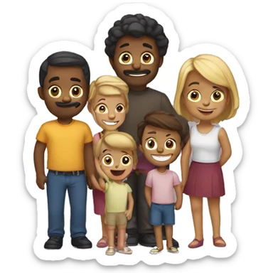 Famille sticker