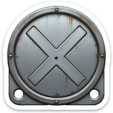 Símbolo de não cinza sticker