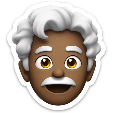 mad with steam out ears sticker