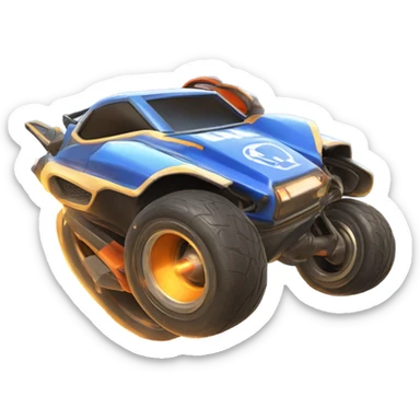 Rocket League car air rolling sticker