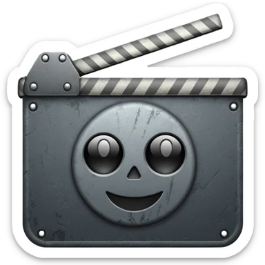 Grunge Film logo sticker