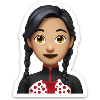 human, Mrinette Dupen Cheng,Ladybug, Miraculous Tales of Ladybug and Cat Noir sticker